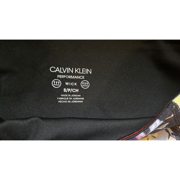 Calvin Klein Performance Women’s Athletic Leggings Floral Gym Workout Size S EUC - Picture 5 of 6